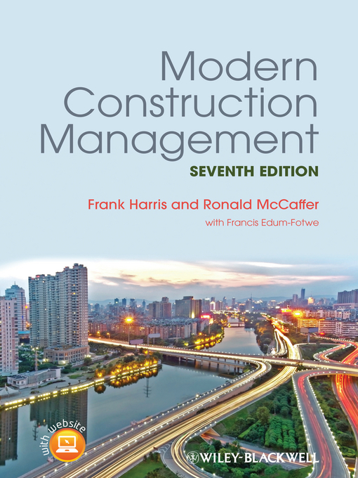 Title details for Modern Construction Management by Prof. Frank Harris - Available